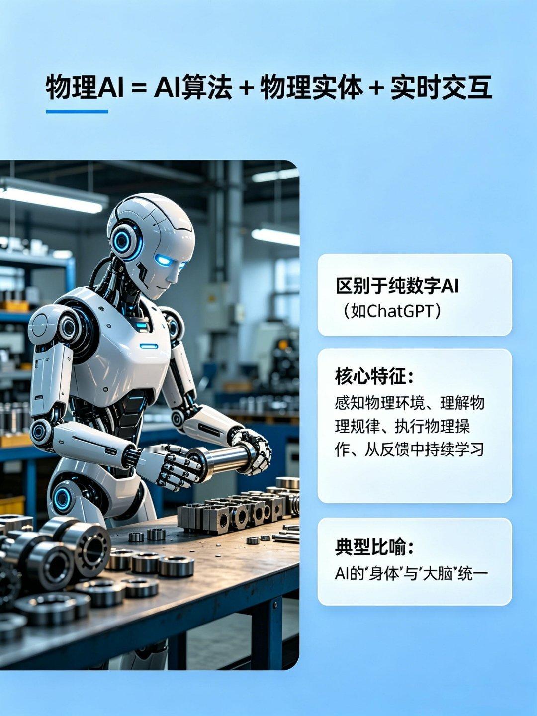 物理 AI 到底是什么？简单说，就是让 AI 从屏幕里的数字世界，真正走进我们的