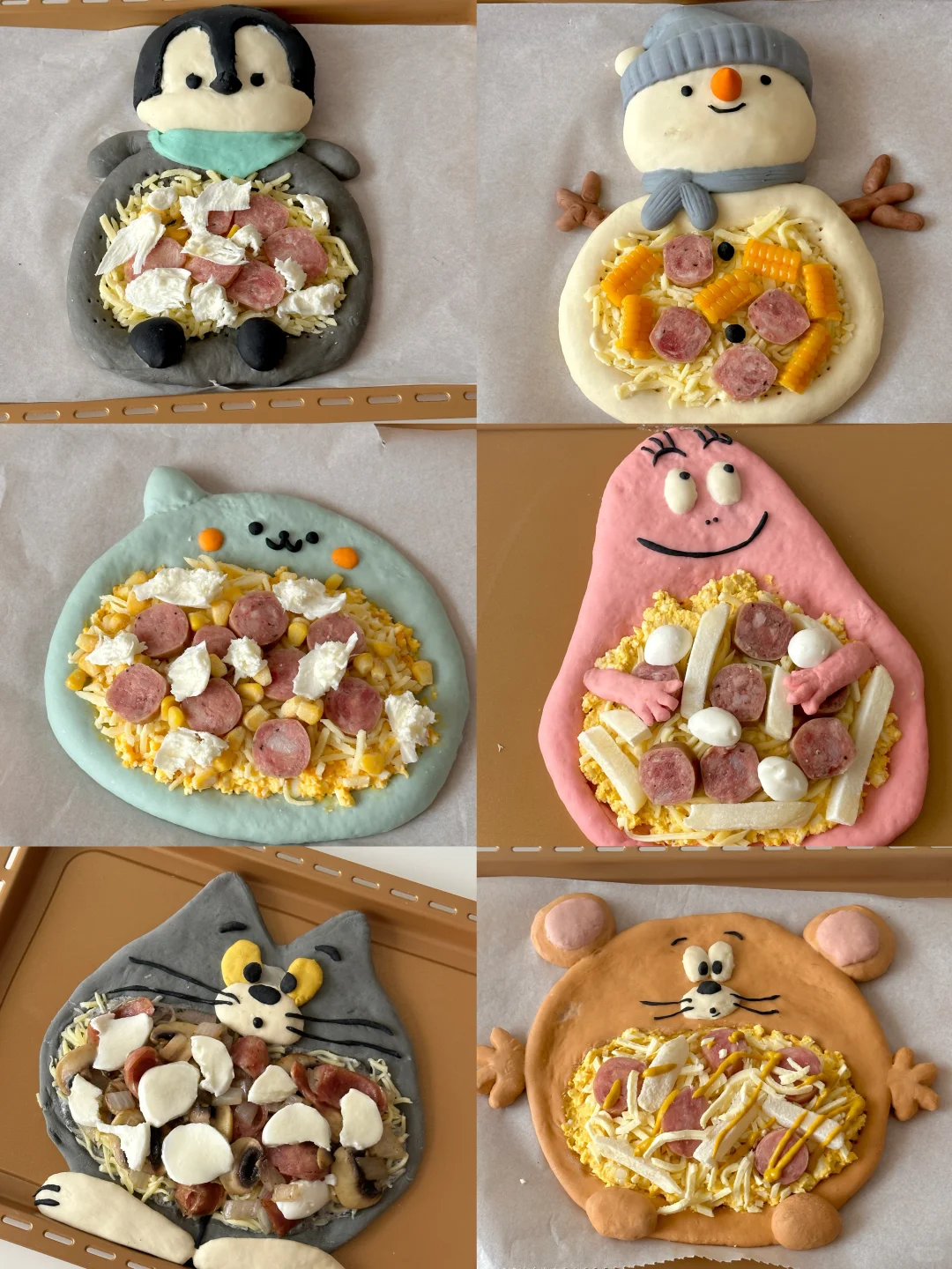 自制可爱pizza合集～🍕