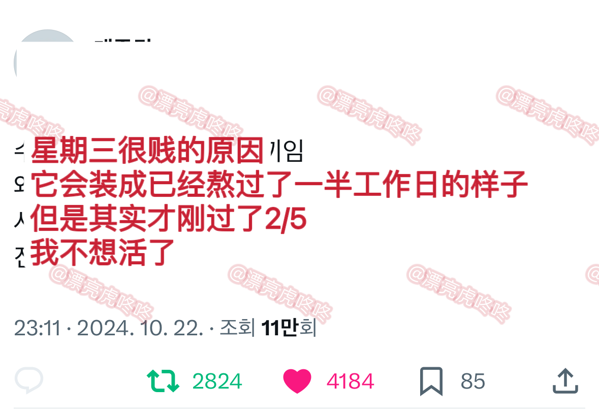 【twi】星期三很贱的原因 ​​​