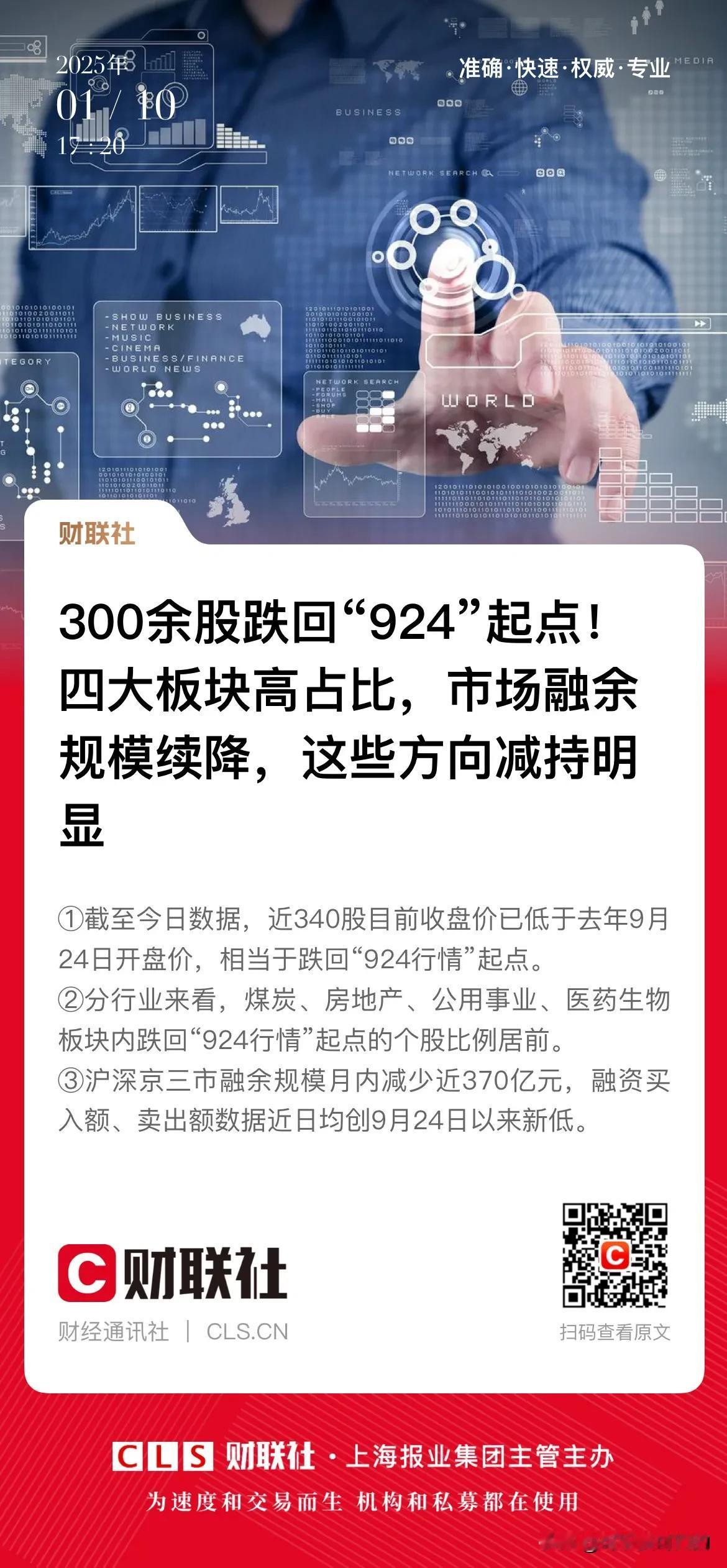 已有300多只票跌回“924”行情起点！
如果不出意外的话，下周大A即将向300