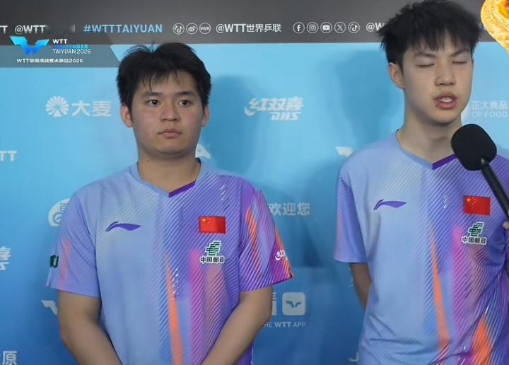 恭喜小将温瑞博/李和宸3:1吉村真晴/吉村和弘，晋级男双决赛！
4月11日，太原