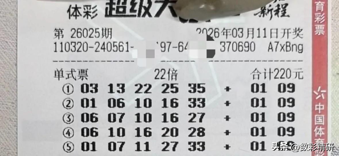 大乐透第26025期开奖在即，今晚万众瞩目！备受关注的“99倍哥”再度现身，依旧