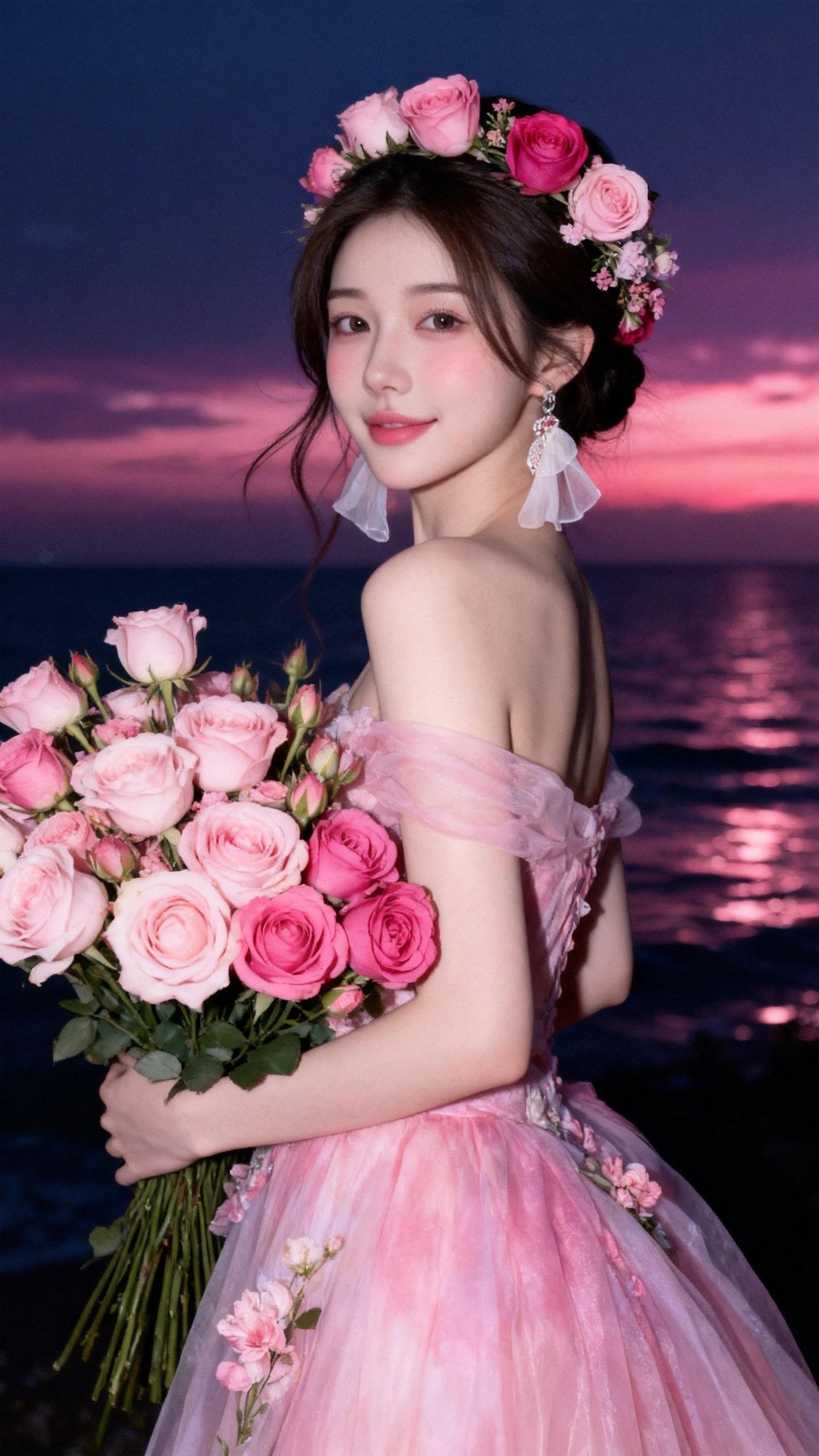 谁不喜欢这种粉粉嫩嫩的女孩呢。