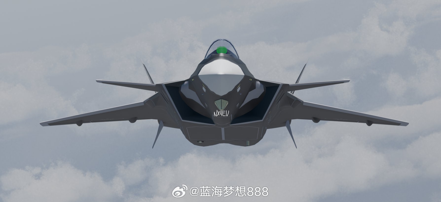 J-20 A与WS-15烽火问鼎计划 完全体的歼20是真的帅啊VIA:NX4EU