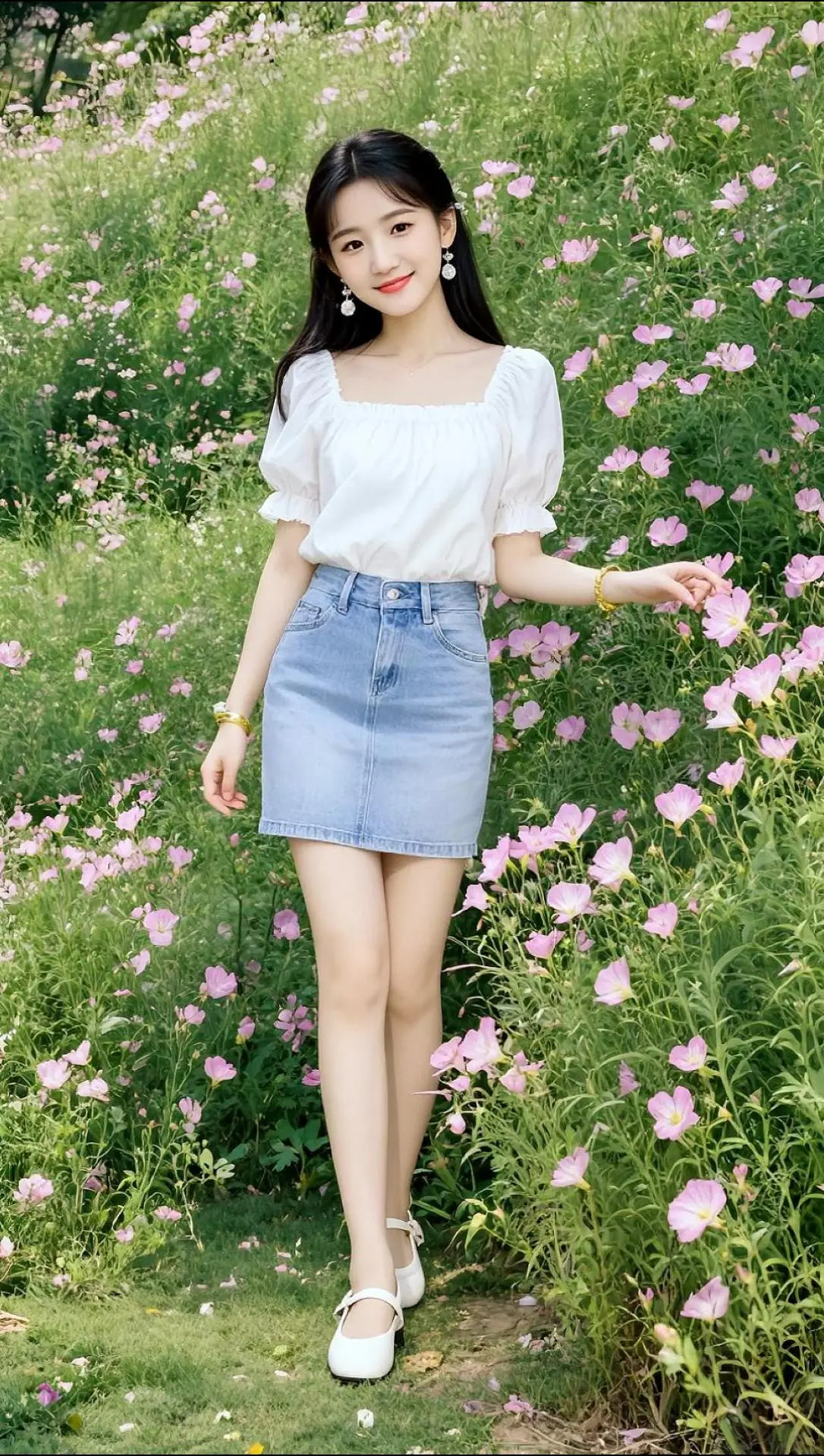 AI柔美田园写真 ai创作