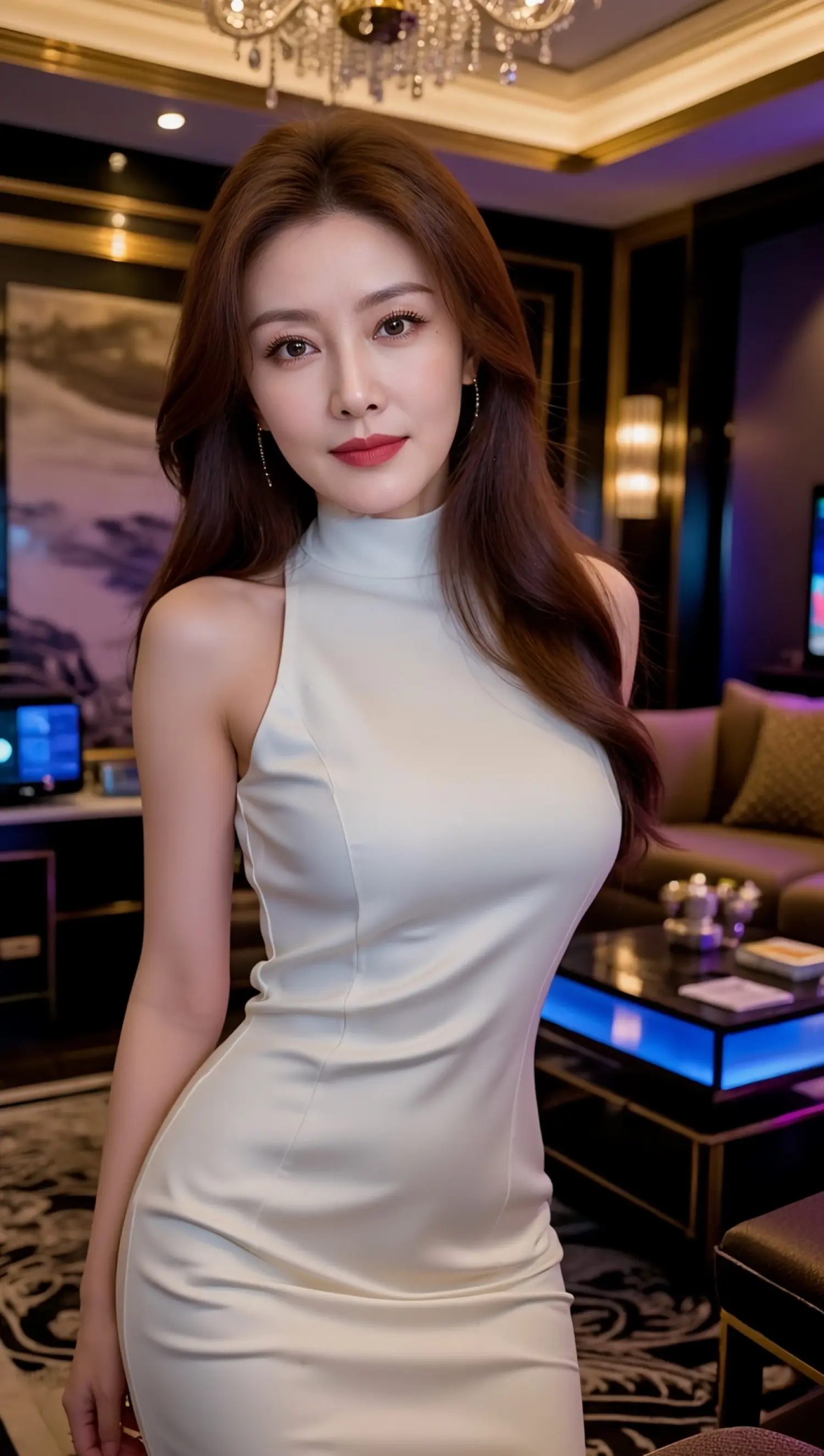 AI夜店丽人照 ai创作