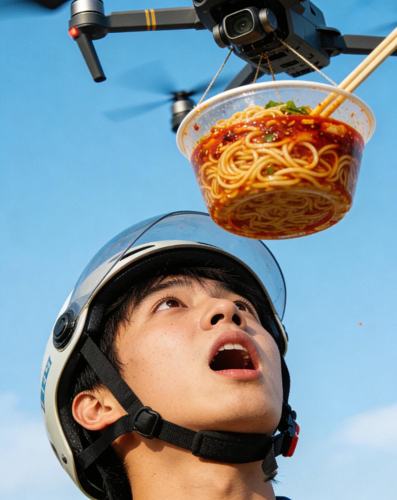 抬头怕被砸？低空经济爆发，外卖在头顶堵车！

🚁🍜家人们，离谱他妈给离谱开门