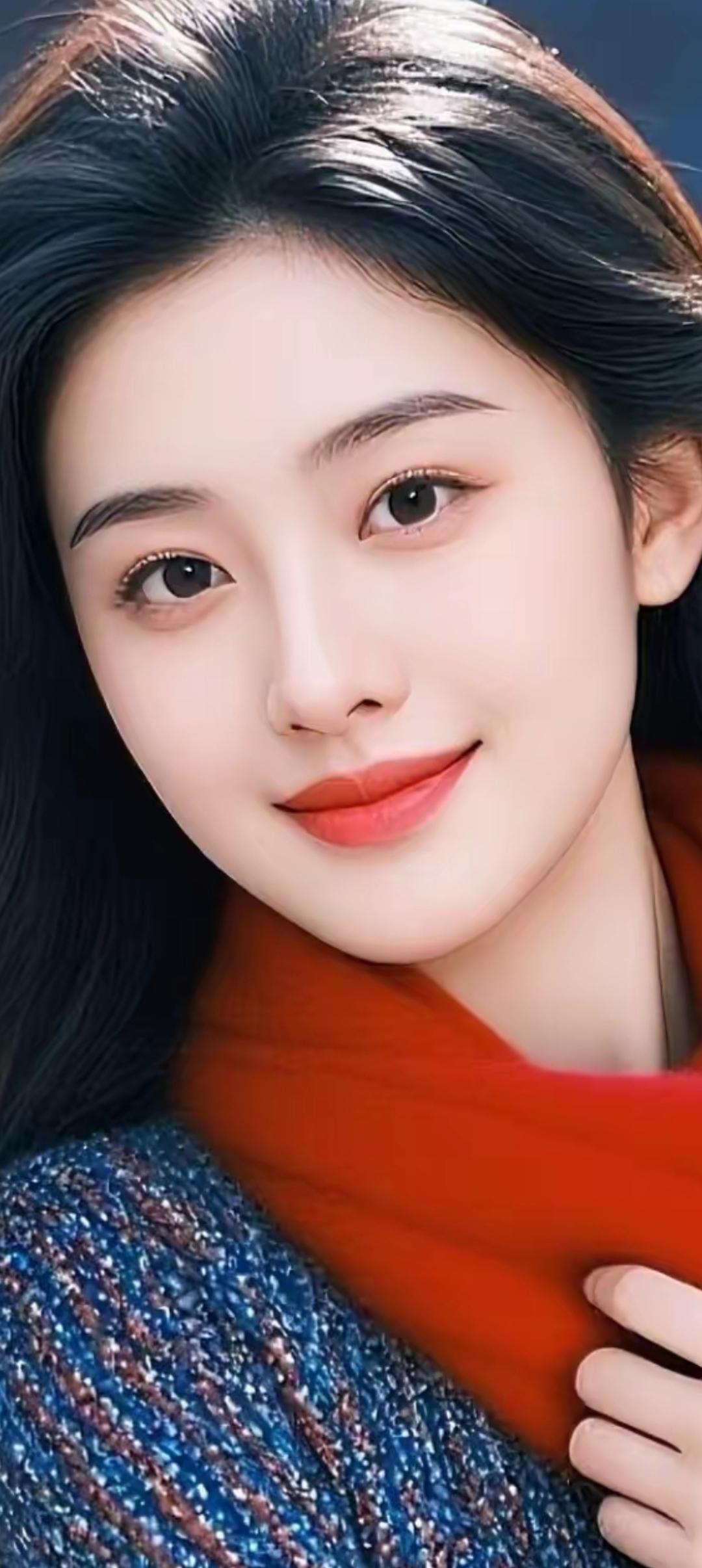 冬日暖阳下的温柔微笑😊