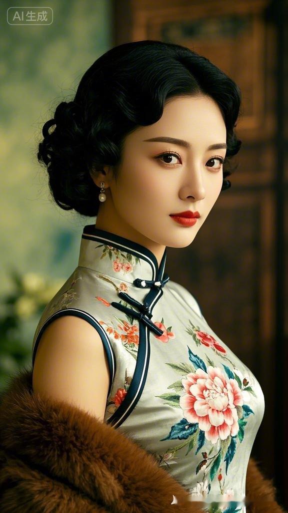 复古旗袍，韵味十足，尽显东方美！