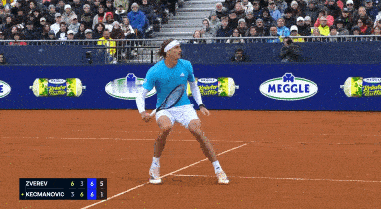 慕尼黑赛首轮，卫冕冠军兹维列夫继阿卡普尔科赛后再次与凯茨曼诺维奇激战至决胜盘抢七