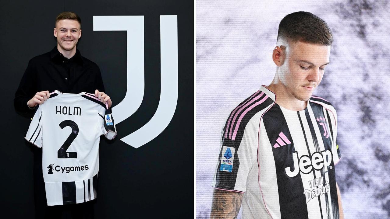尤文官方宣布，从博洛尼亚免费租借引进霍尔姆，租借合同持续至本赛季末并包含选择买断