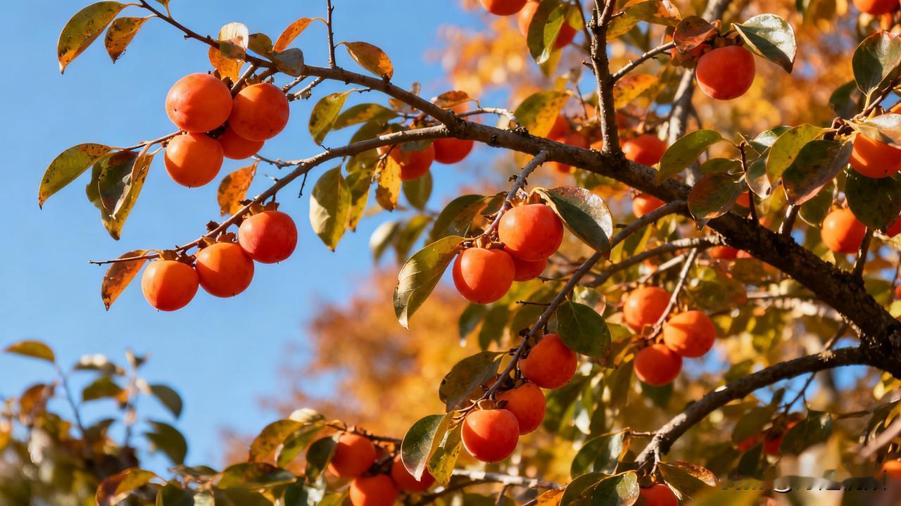 家里的柿子树，有收获吗？