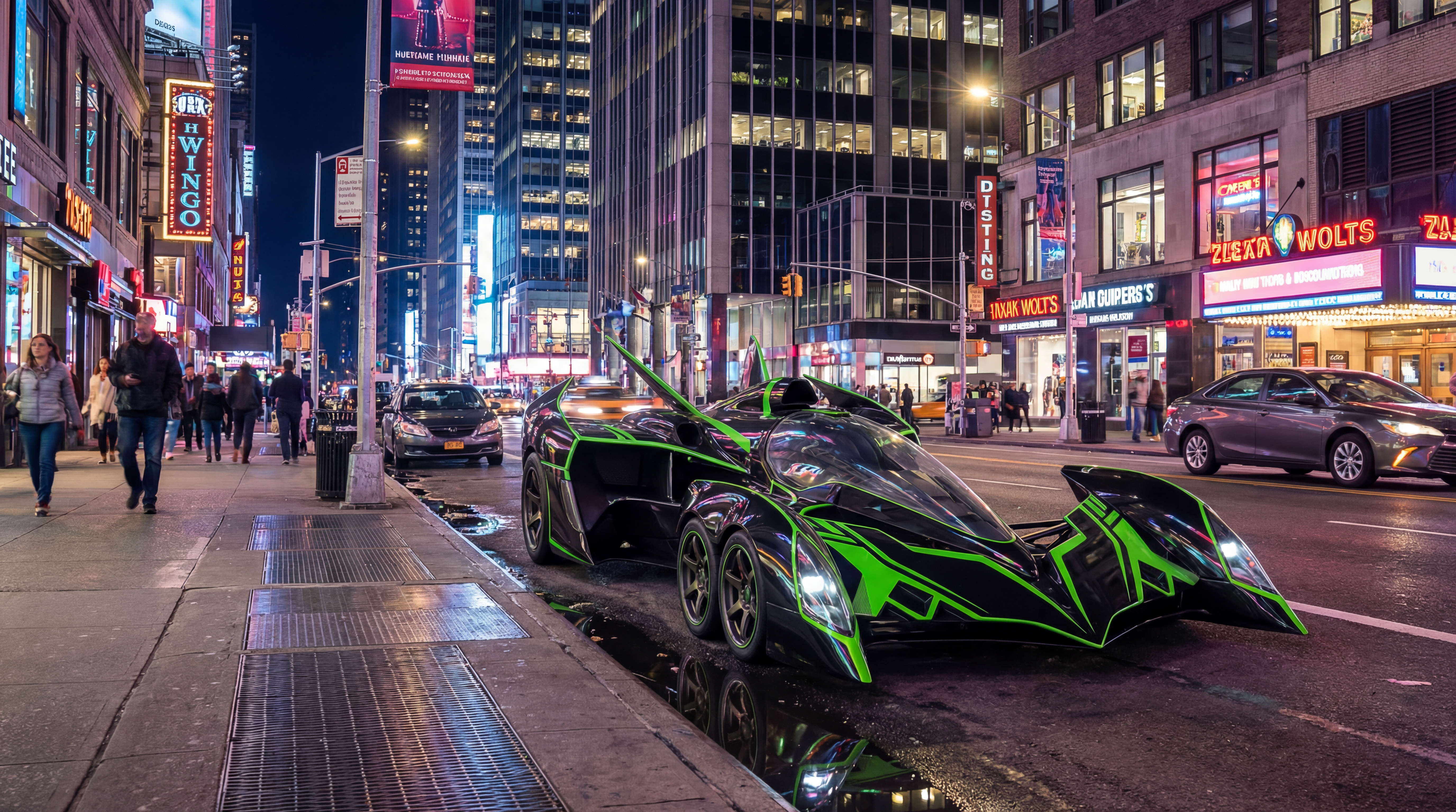 ai创造营给高智能方程式的花环赛车上个反派涂装出街如何高智能方程式大v聊车