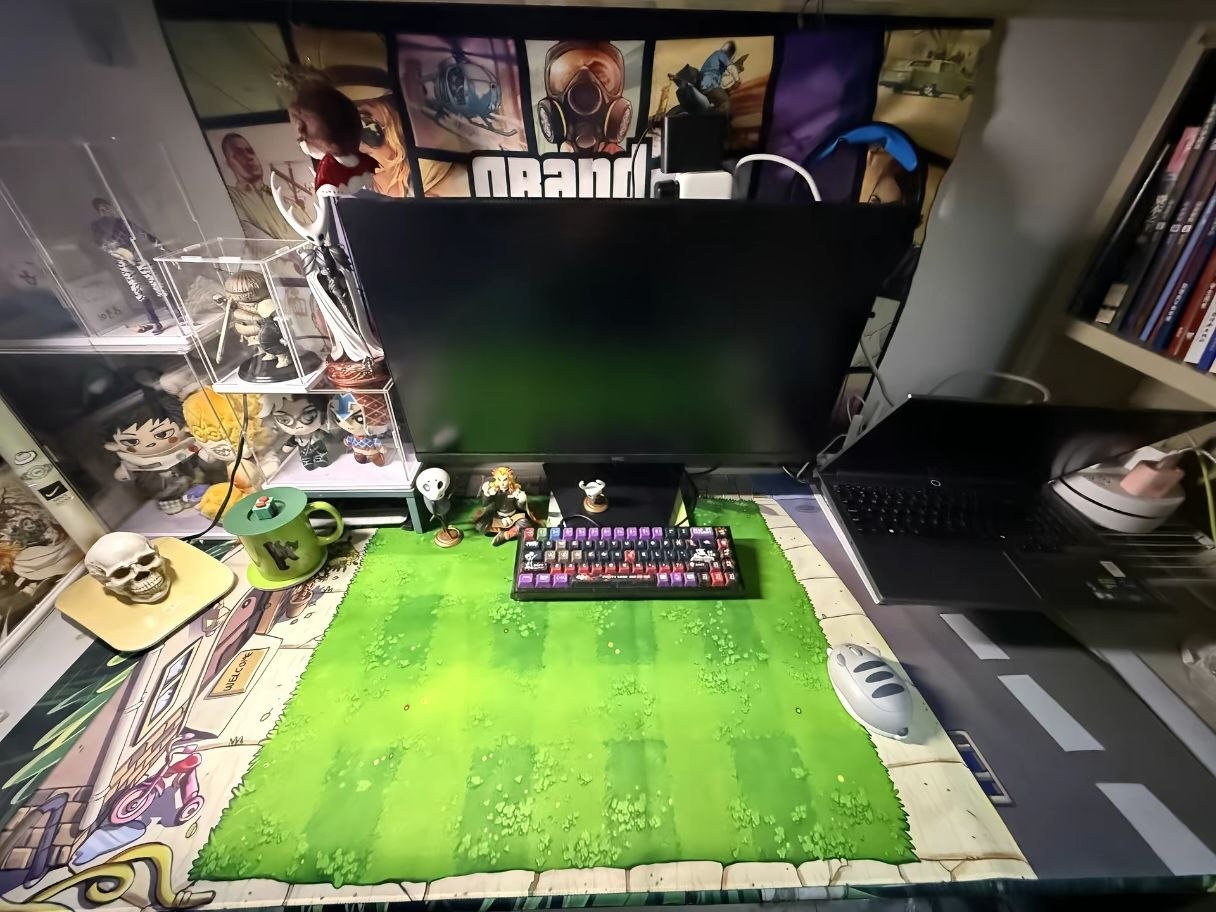 左手操作菜 右手操作僵 