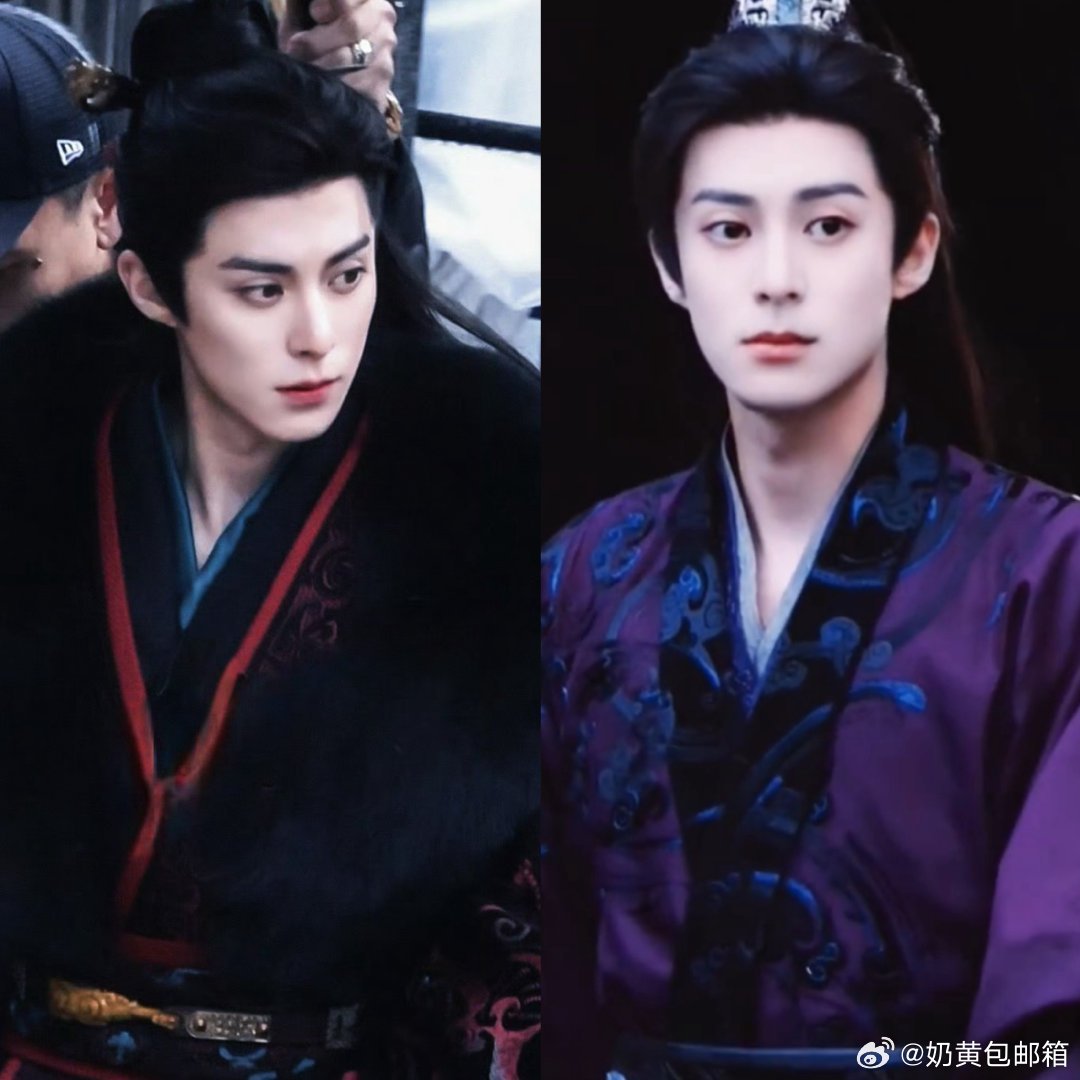 王鹤棣紫衣少年谢景行怎么感觉帅出新高度了 