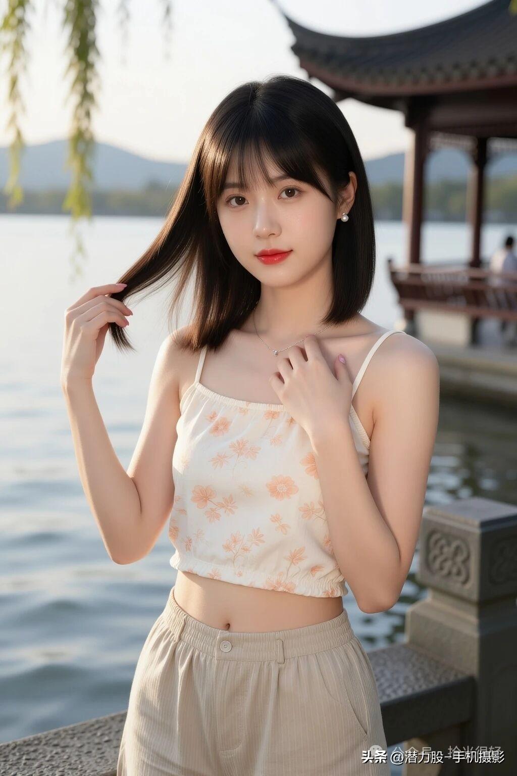 晚风还裹着白日残留的湿热，街角橱窗里挂着的米白色轻纱被晚风掀起浅淡的弧度，冰丝面