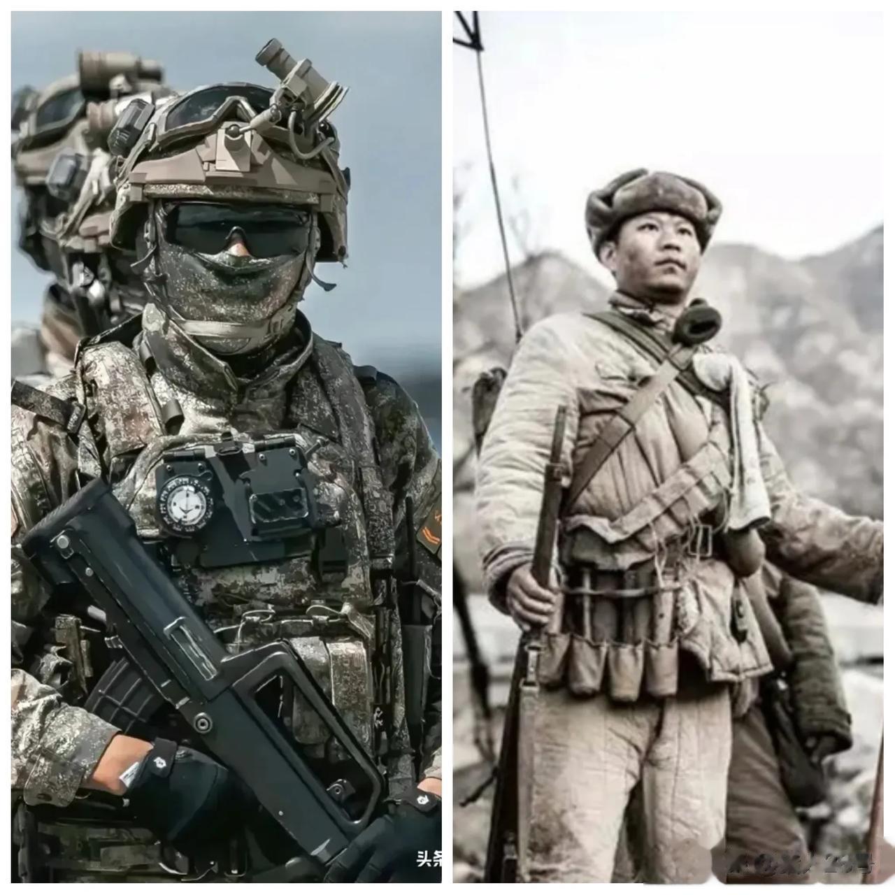 那时候的步兵单兵素质和战斗意志，是世界级的，美帝都承认的。在朝鲜对付整个西方纸老