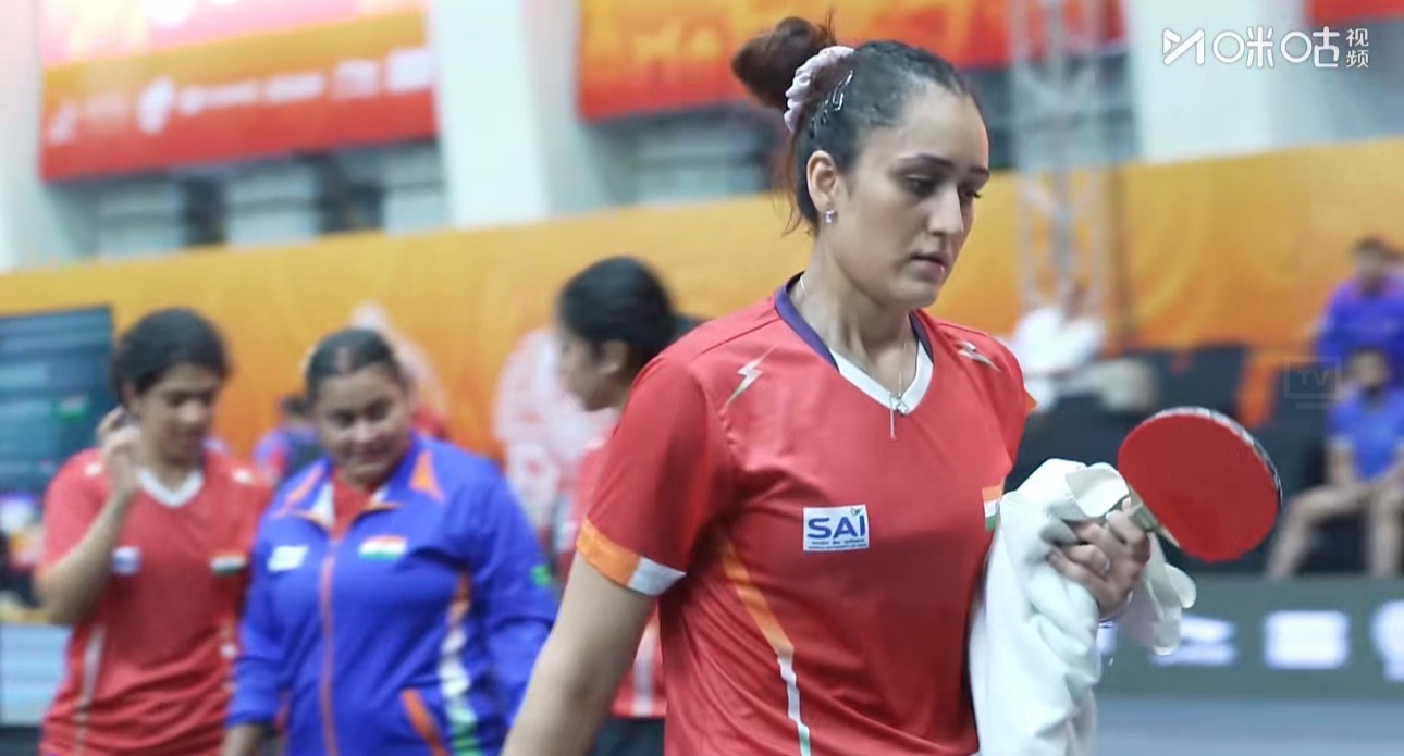 2025亚锦赛团体赛女子团体8-4印度2-2新加坡巴特拉3-1曾尖（11-9 8
