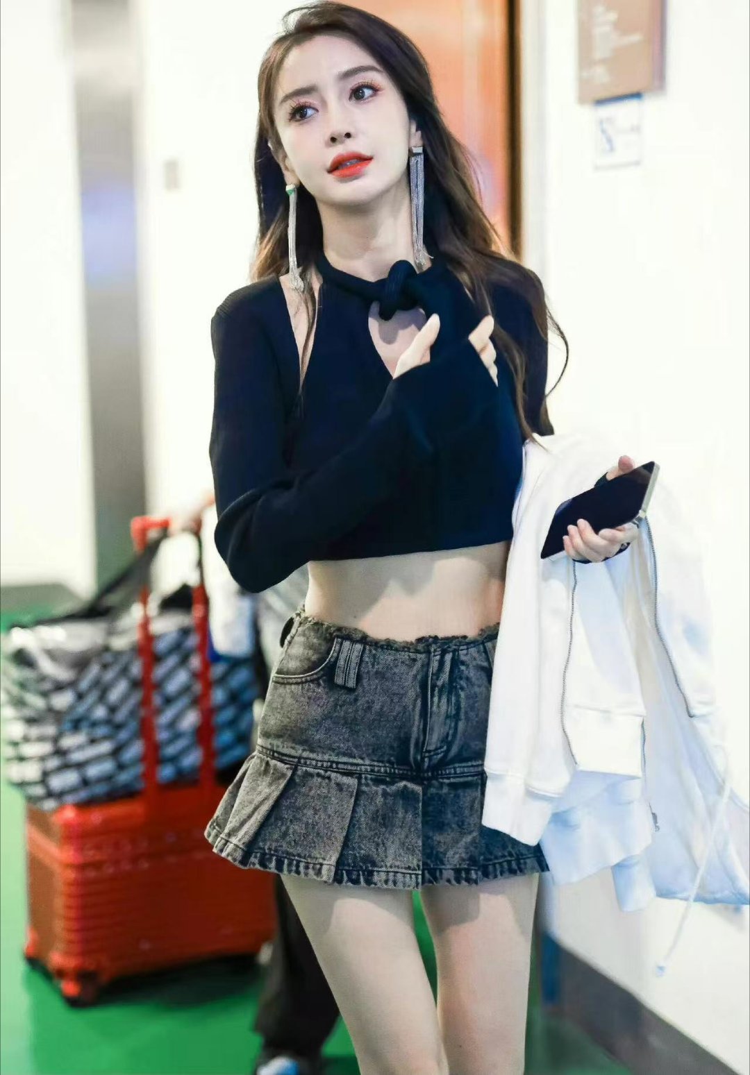 姐姐的腰🥵🥵Angelababy 马甲线