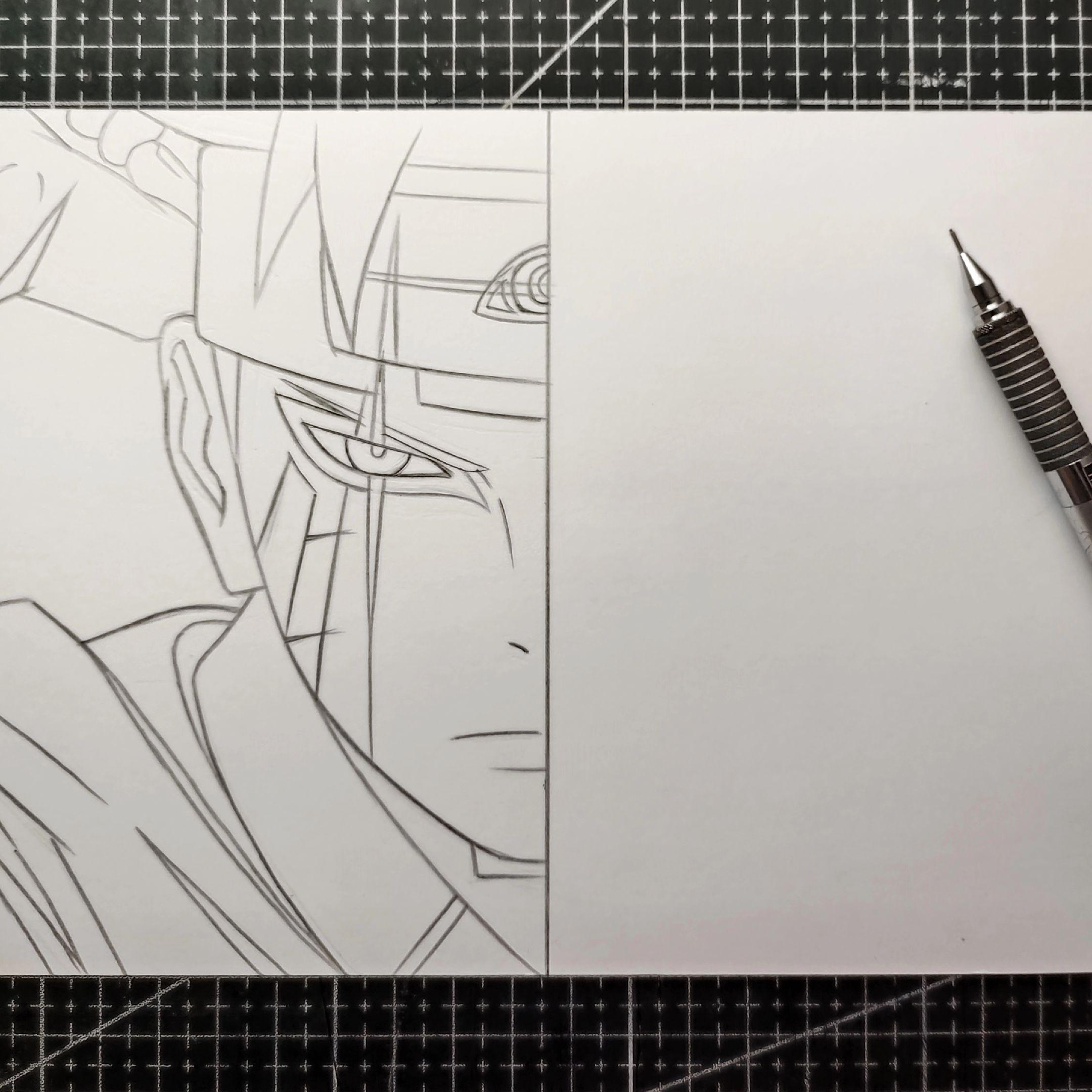 作为他的徒弟 又怎么会差呢. 博人手绘 绘画工具：威思立二代马克笔
