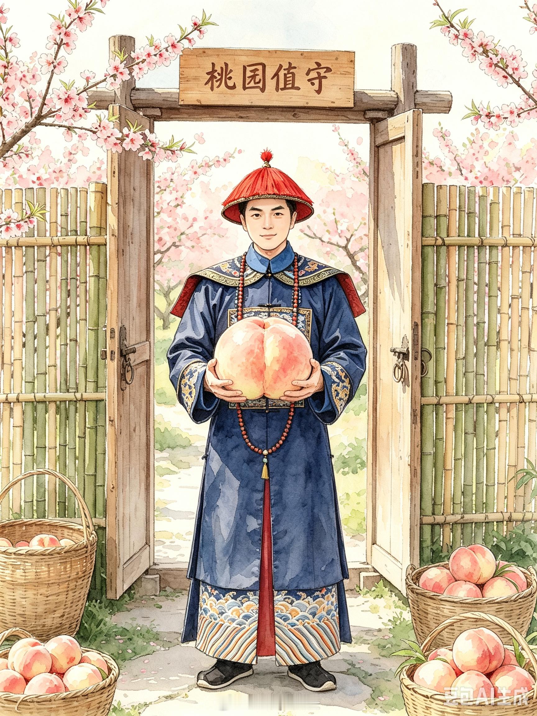 温太医退休后的种桃看桃园生活已经安排好了 哈哈哈 这活怎么有点像齐天大圣了。 ​