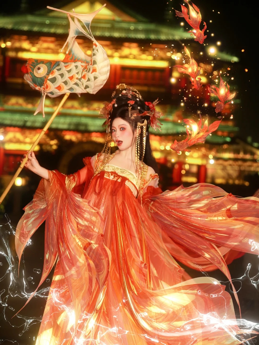 开年王炸！这组锦鲤新年照，堪称汉服天花板！