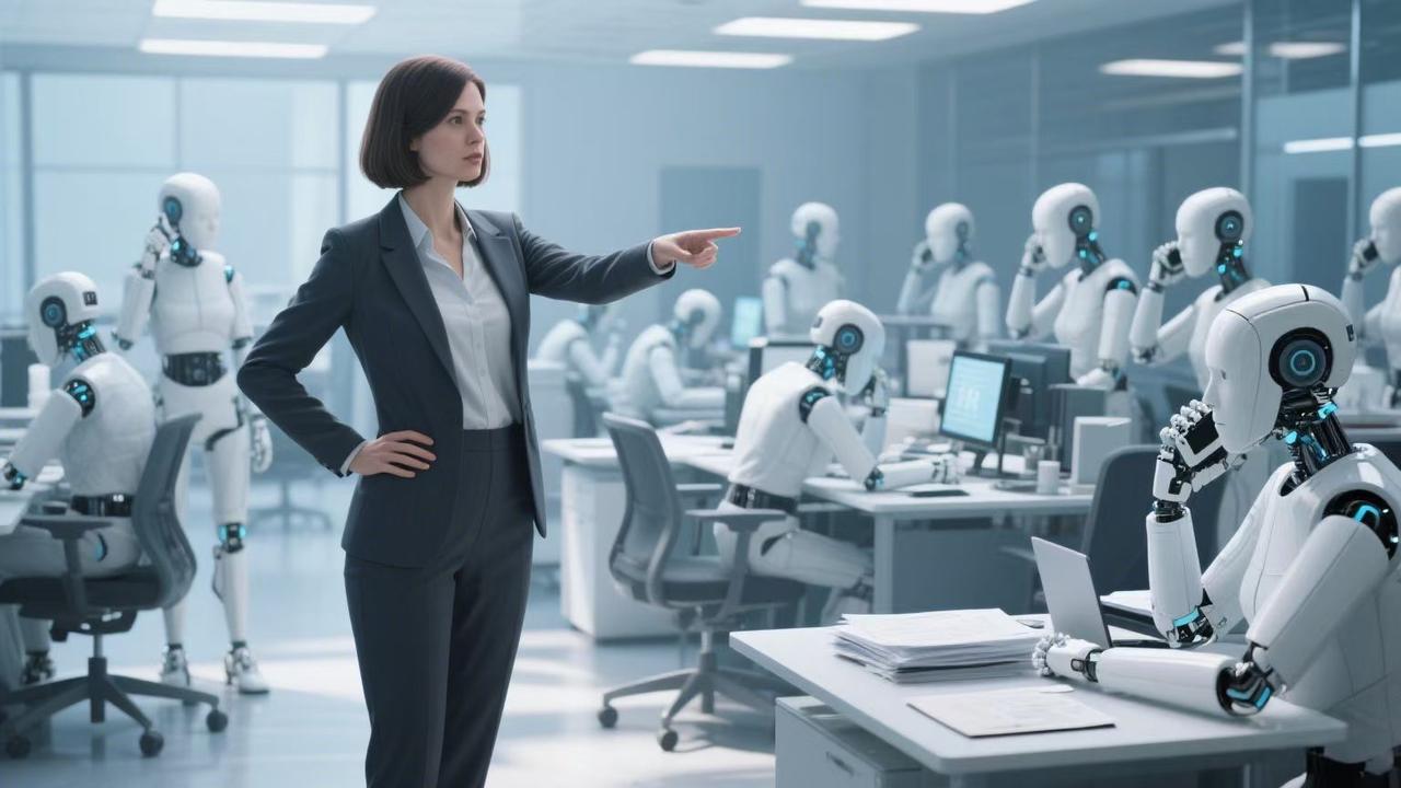 未来三年：好好的公司，一个人指挥100个机器人在干活，95%人失业在家。
不知应