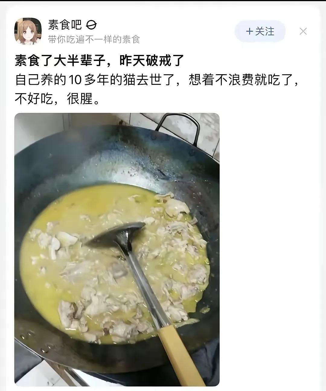自己养的猫怎么下得去口？是多馋？

我虽然阳了不耽误吃饭，溃疡不耽误吃饭。

但