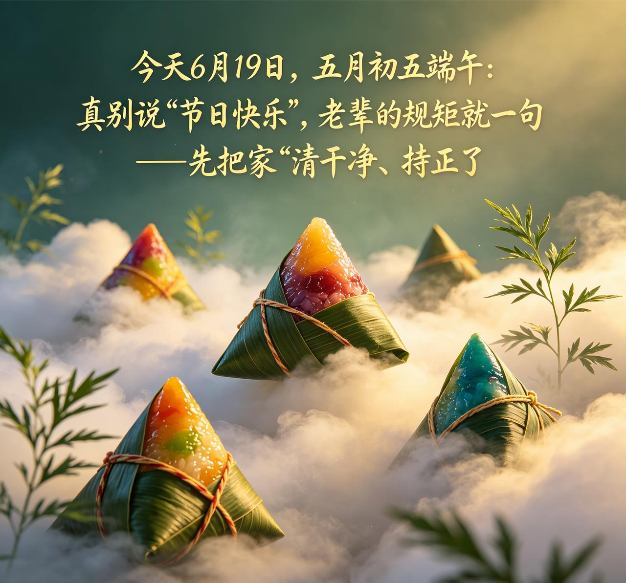 【6月19日｜五月初五｜端午正日：今天别光顾着发朋友圈，三句老话能让你家少一趟医