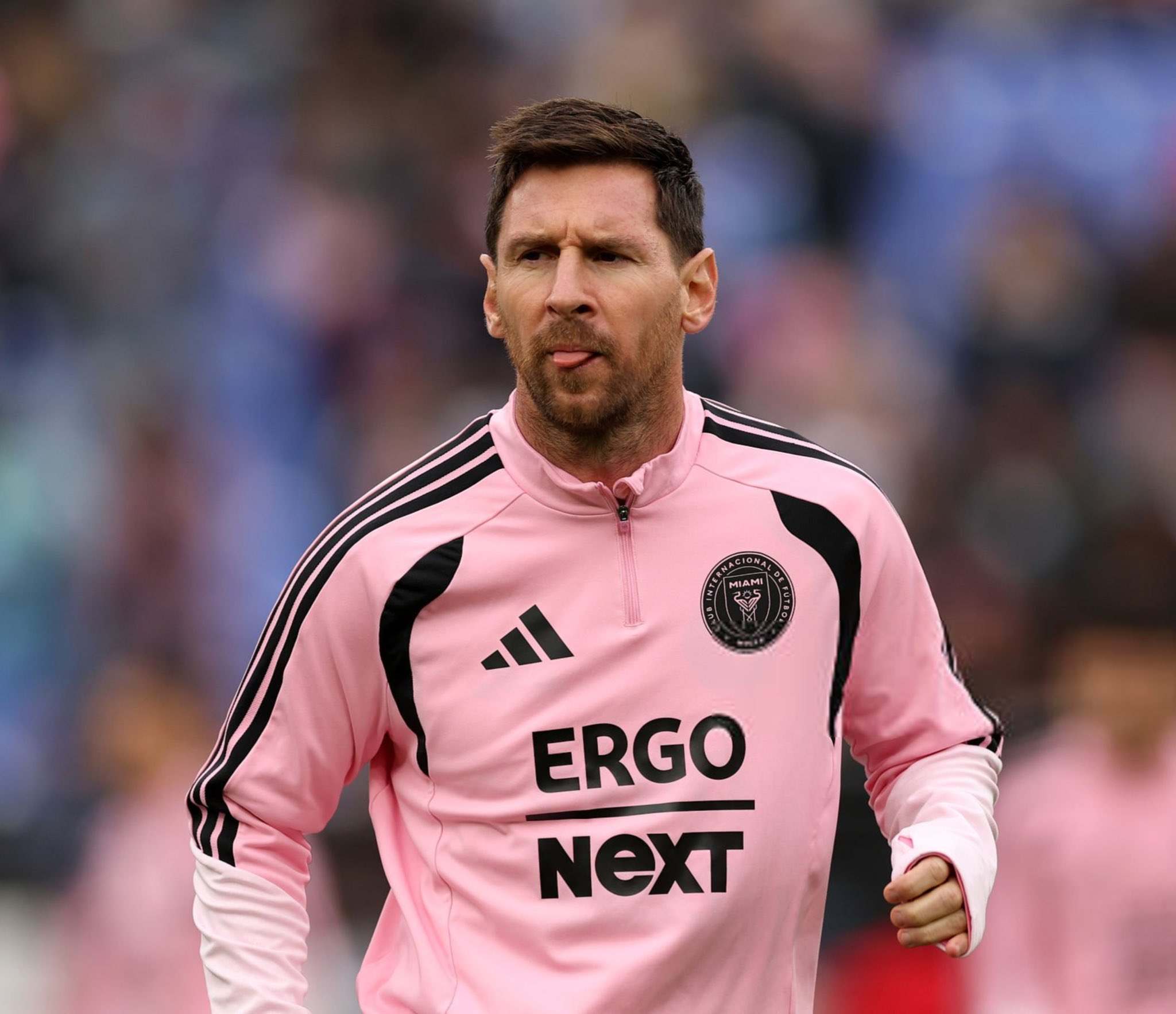 📸🐐赛前热身梅西迈阿密国际华盛顿联vs迈阿密国际