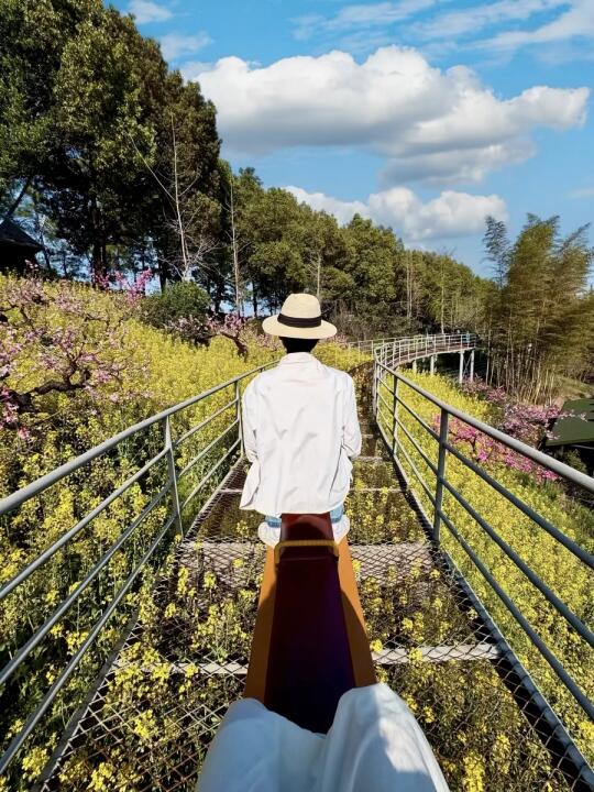 不在婺源，在湖州，坐上了开往春天的小火车🚂