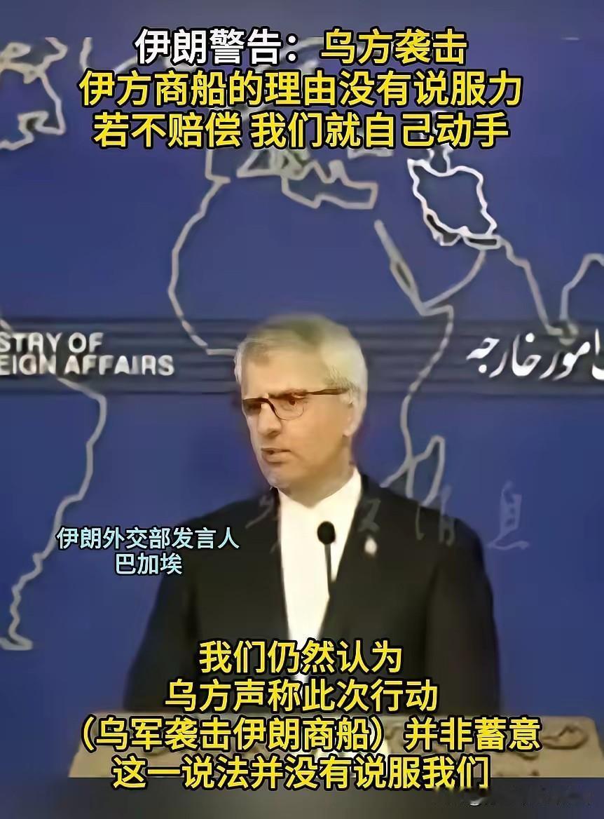 伊朗警告泽连斯基：如果乌克兰不赔偿，伊朗就自己动手了。8月10日，伊朗外交部发言