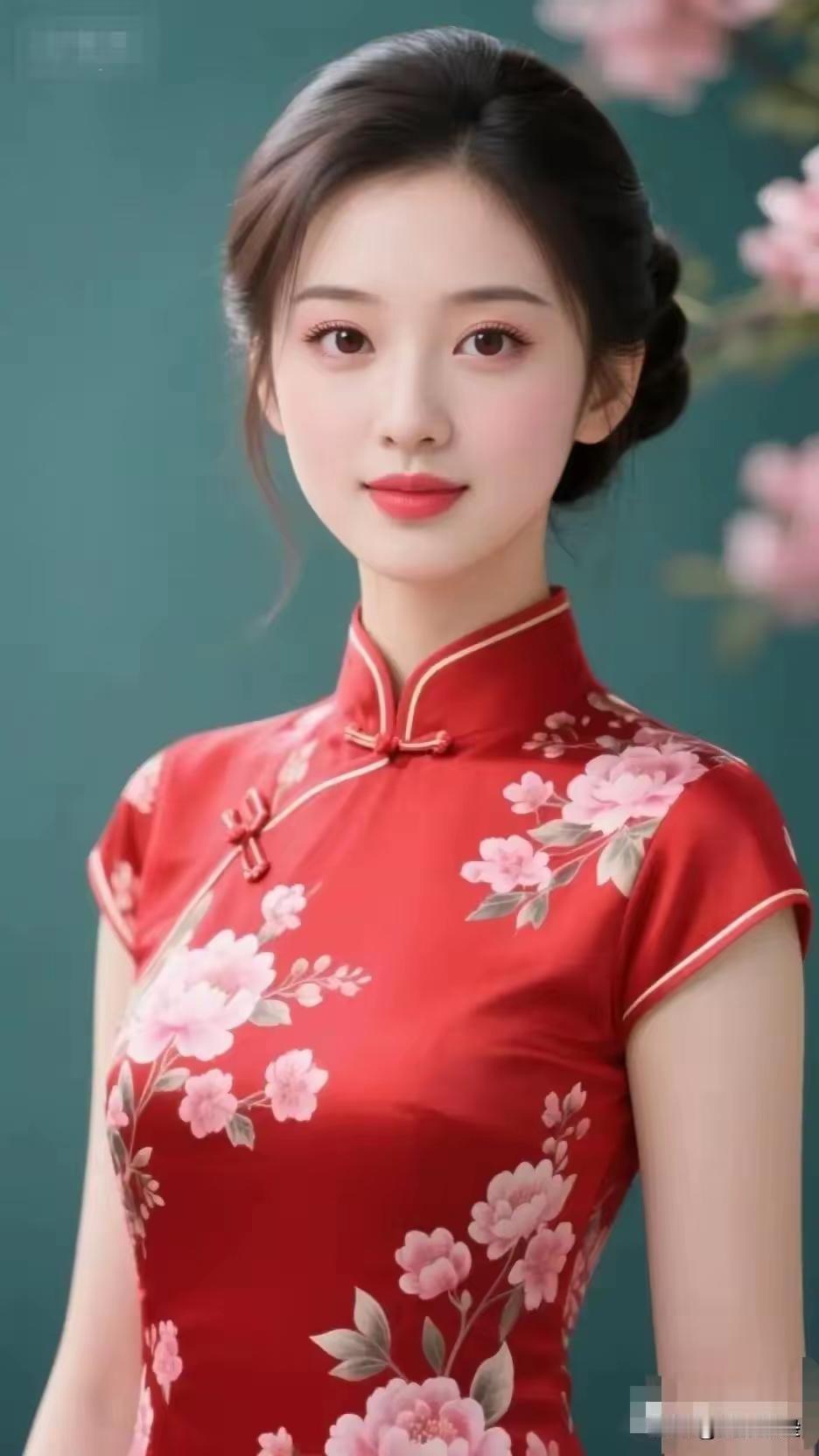 这姑娘穿得真漂亮，像古代美人。