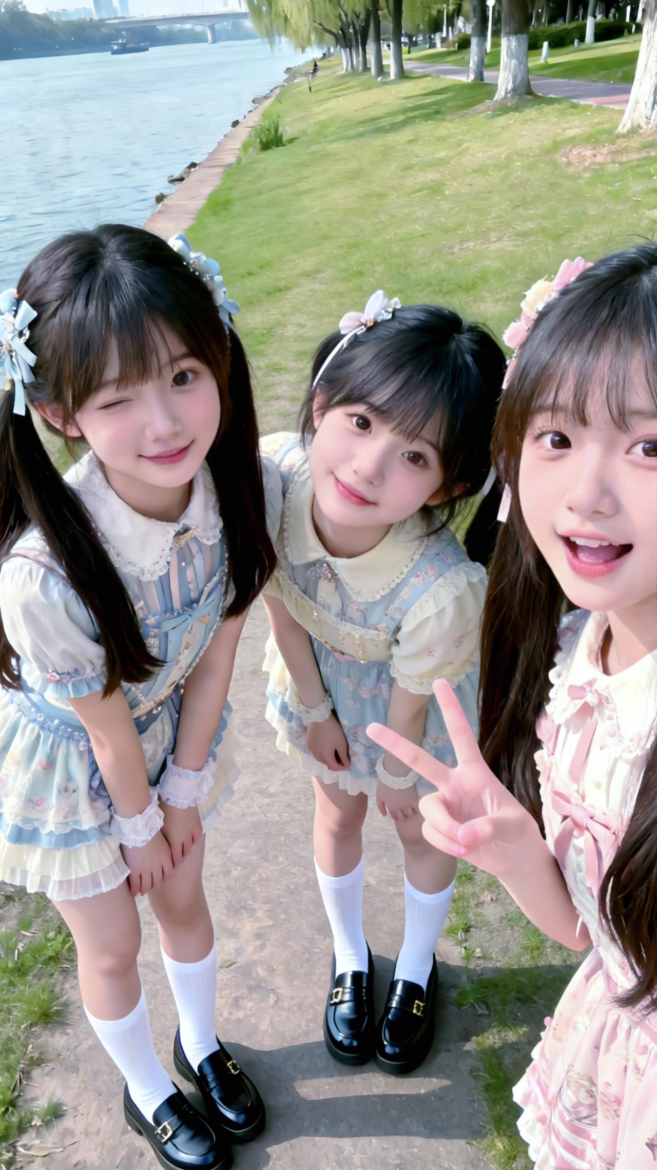 美女 清纯甜美 洛丽塔lolita 甜系女孩 甜妹