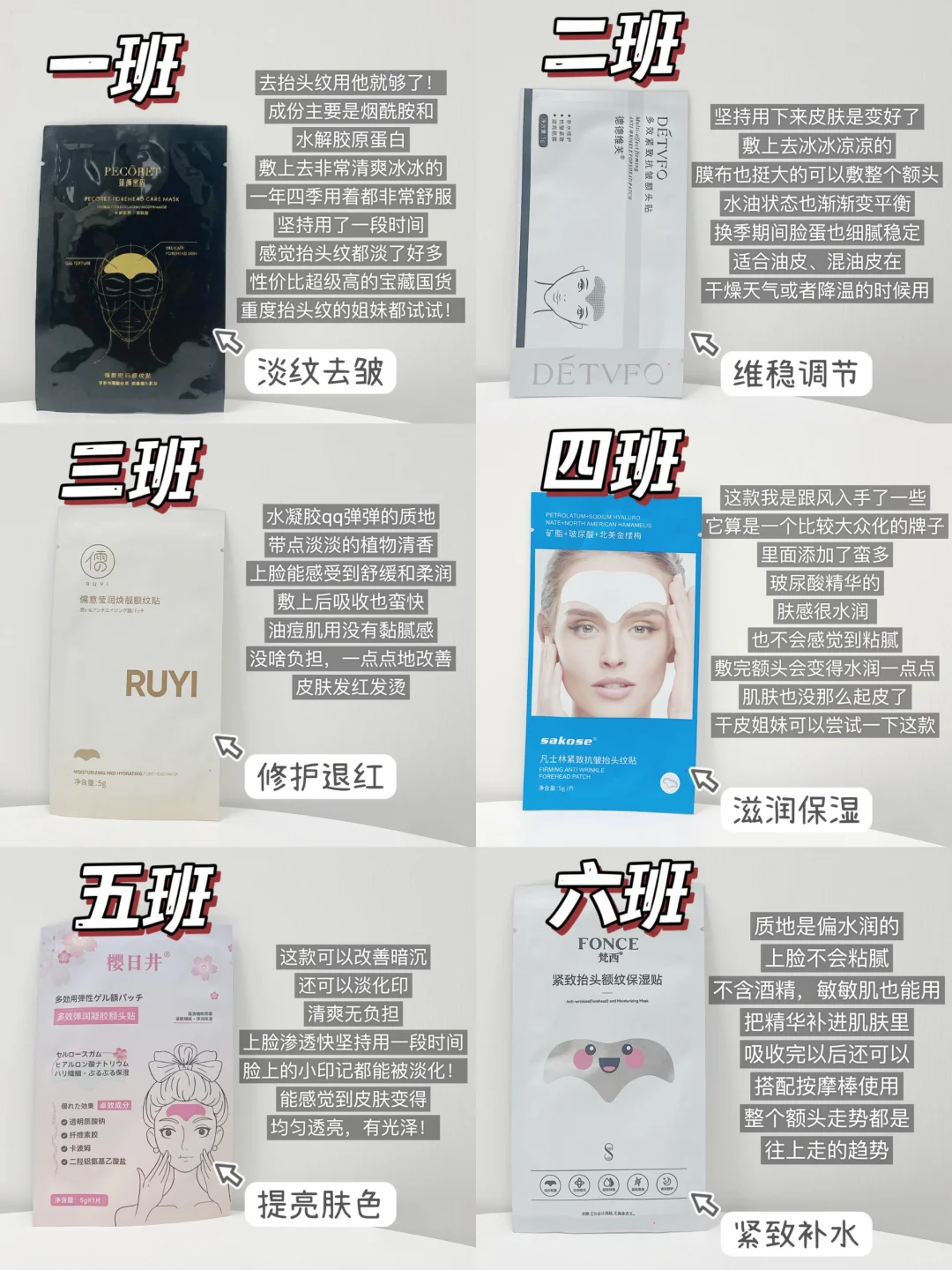 内行人说实话! 新品抬头纹贴这样选不吃亏!