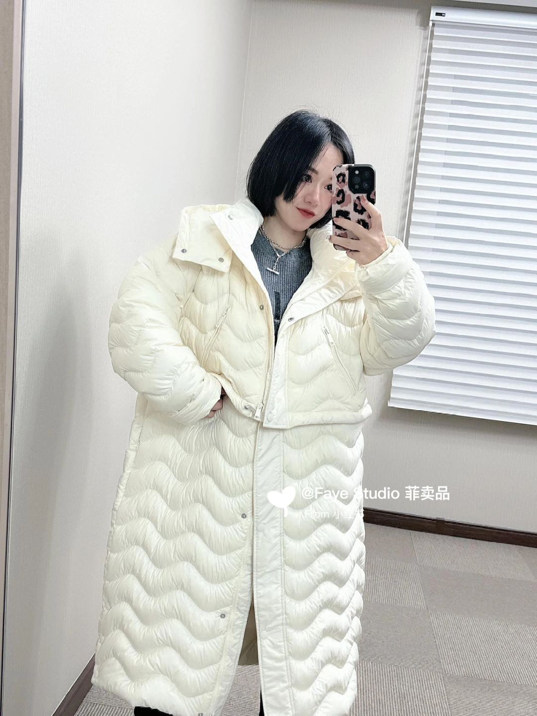 可拆卸羽绒服可长可短😍UTI尤缇