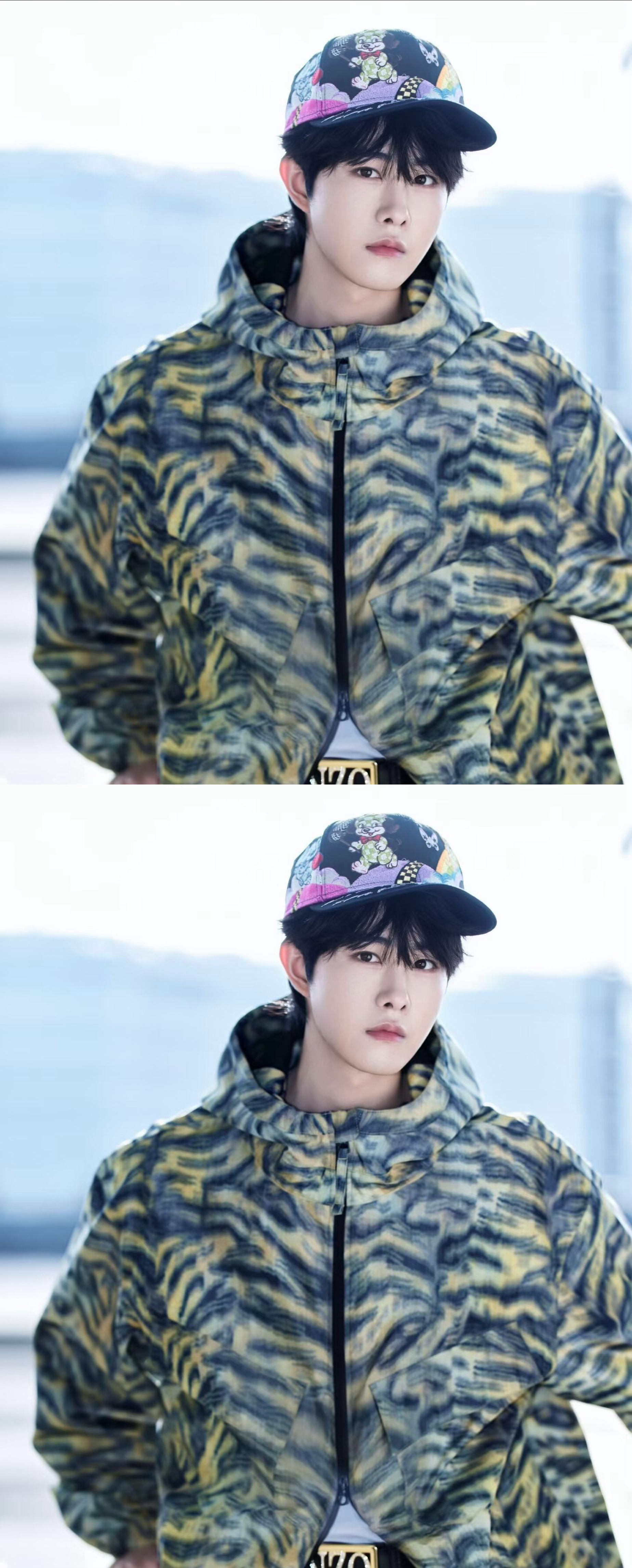 田嘉瑞巴黎时装周出发造型 田嘉瑞出发巴黎时装周造型出图，好酷好帅！期待瑞瑞的第三