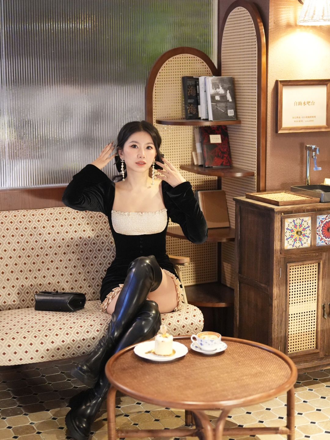 富家千金感穿搭houseofcb最新款黑白配🖤🤍