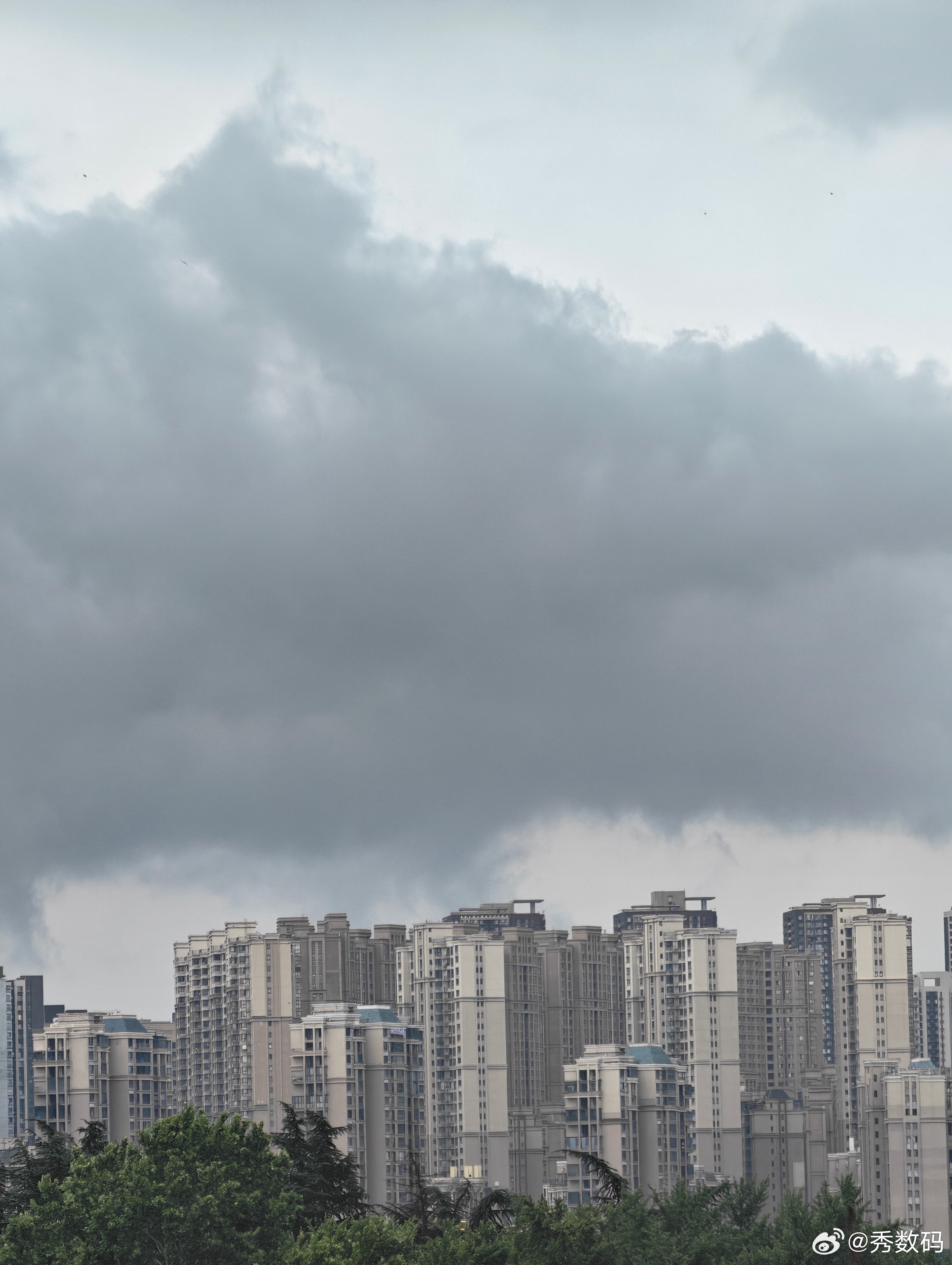 西安暴雨要来了。 