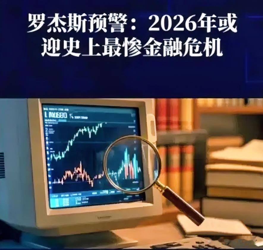 知名投资人罗杰斯说：“史上最惨烈的金融危机，将在2026年发生，而这场危机主要来