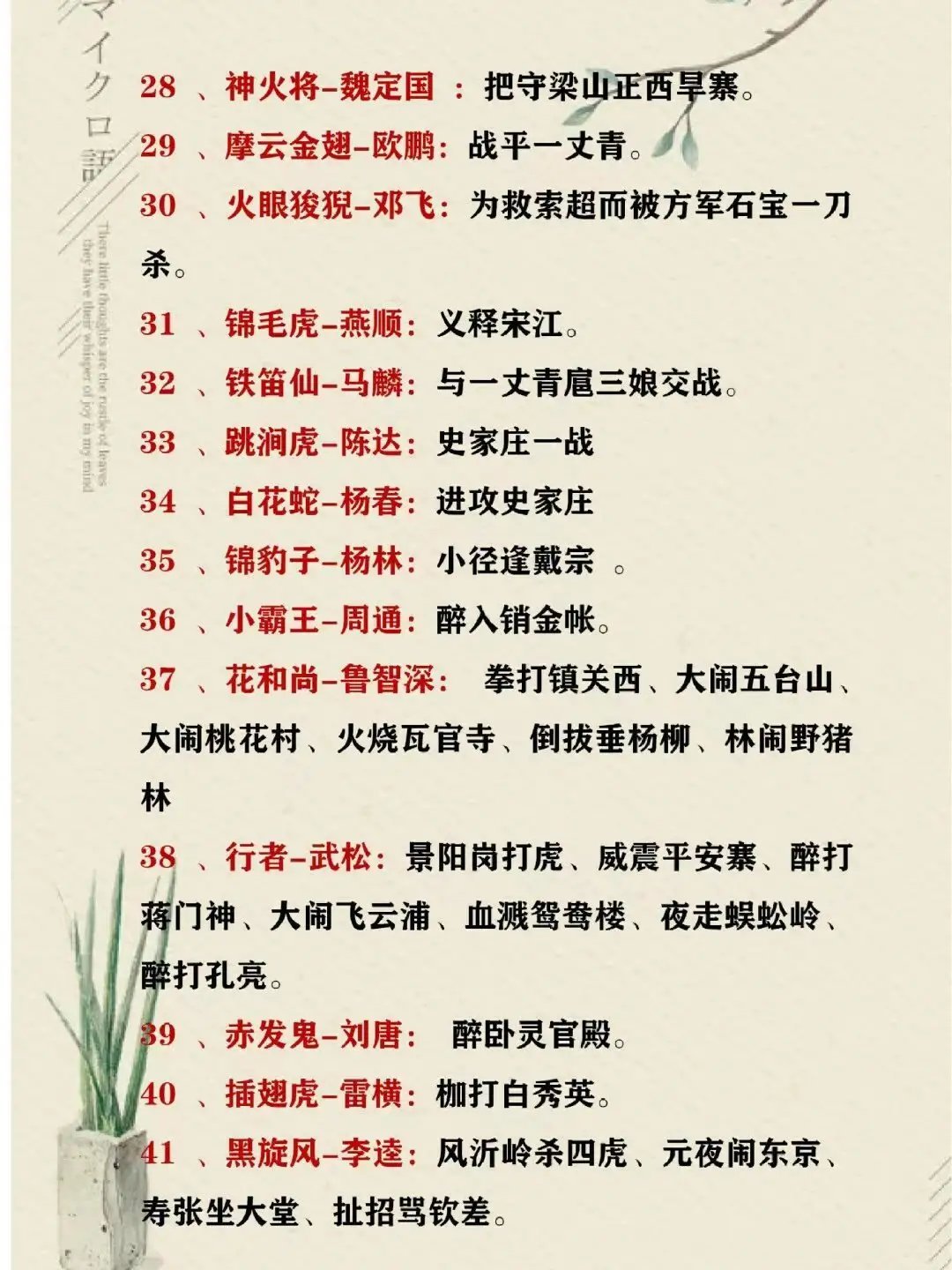 108将 