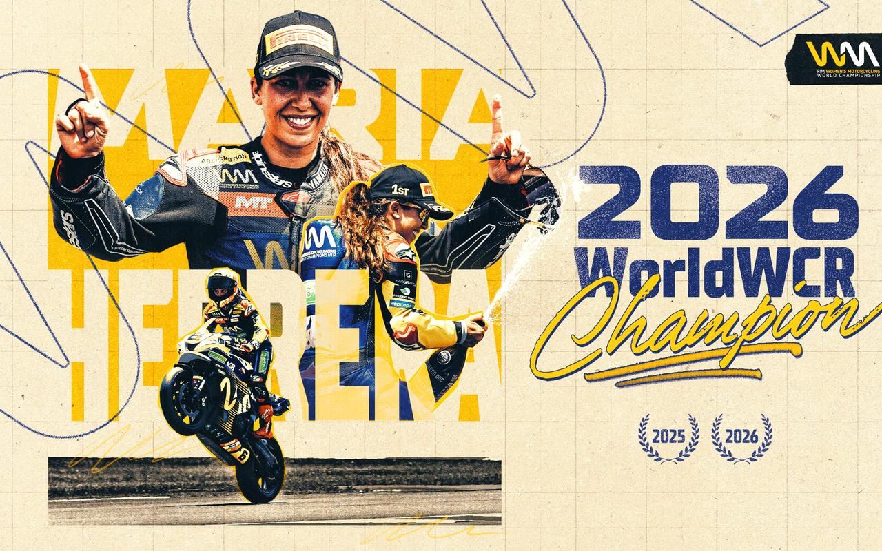 FIM 2026 WorldWCR、赫雷拉 蝉联世界冠军

FIM WorldS