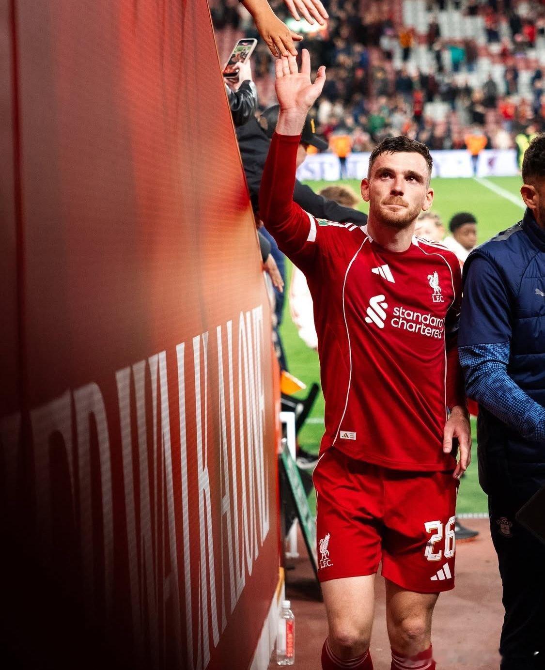 罗伯逊：也许在赛季结束，你会看到我在镜头前哭得稀里哗啦利物浦 “作为球员，我们有