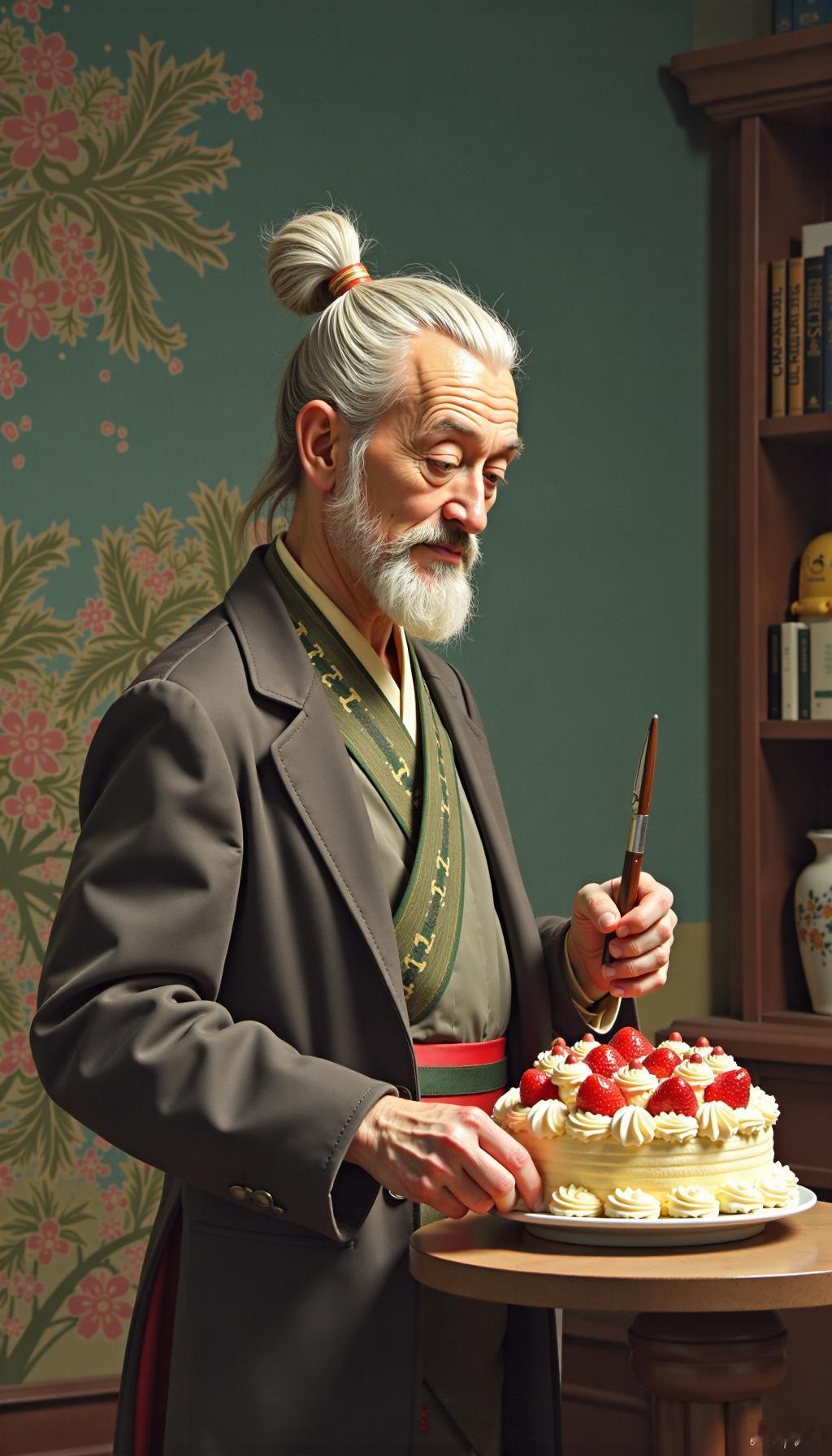 今天，让我们穿越时空，走进那个“画饼充饥”的故事，领略一段充满智慧、幽默与大度的