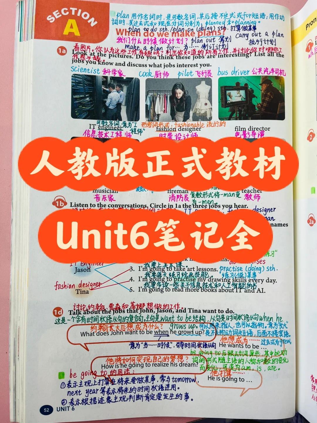 新人教版正式教材八年级上册Unit6笔记