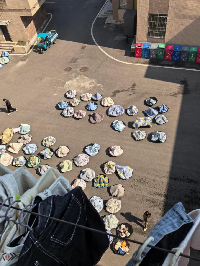 中国人对于晒被子的执念 