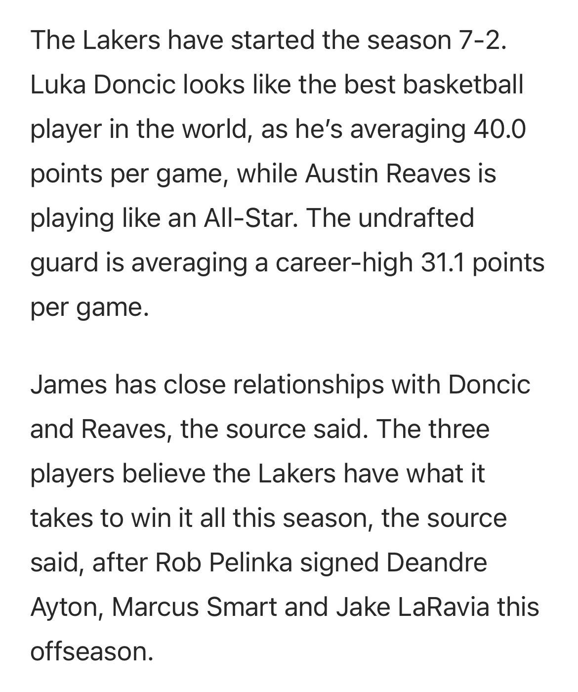 关于美媒发表詹姆斯从未要求交易一事的报道，发布时机似乎非常奇妙。一个传言，传遍了