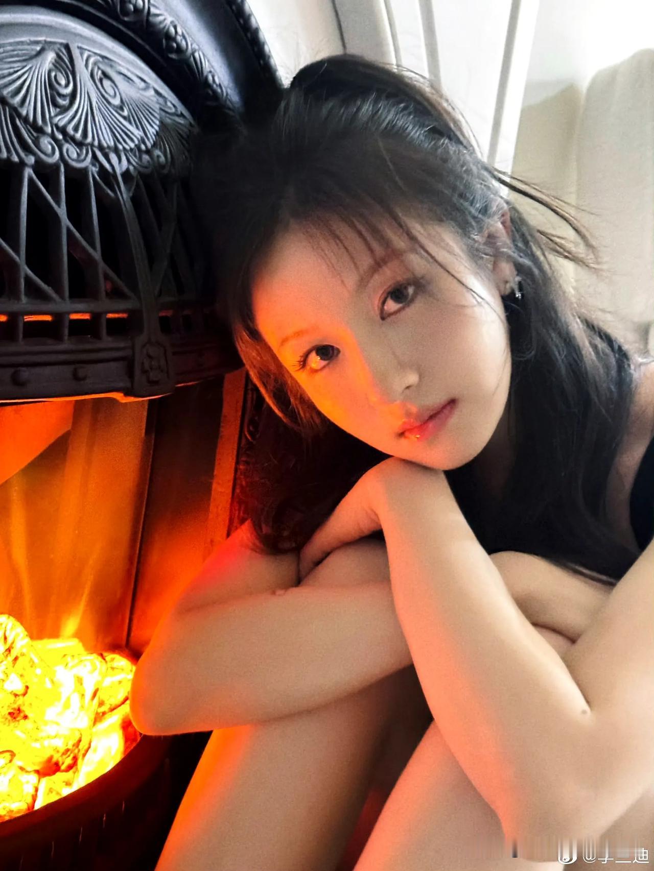 李兰迪美图，笑起来真的很好看，和张新成恋爱郎才女貌