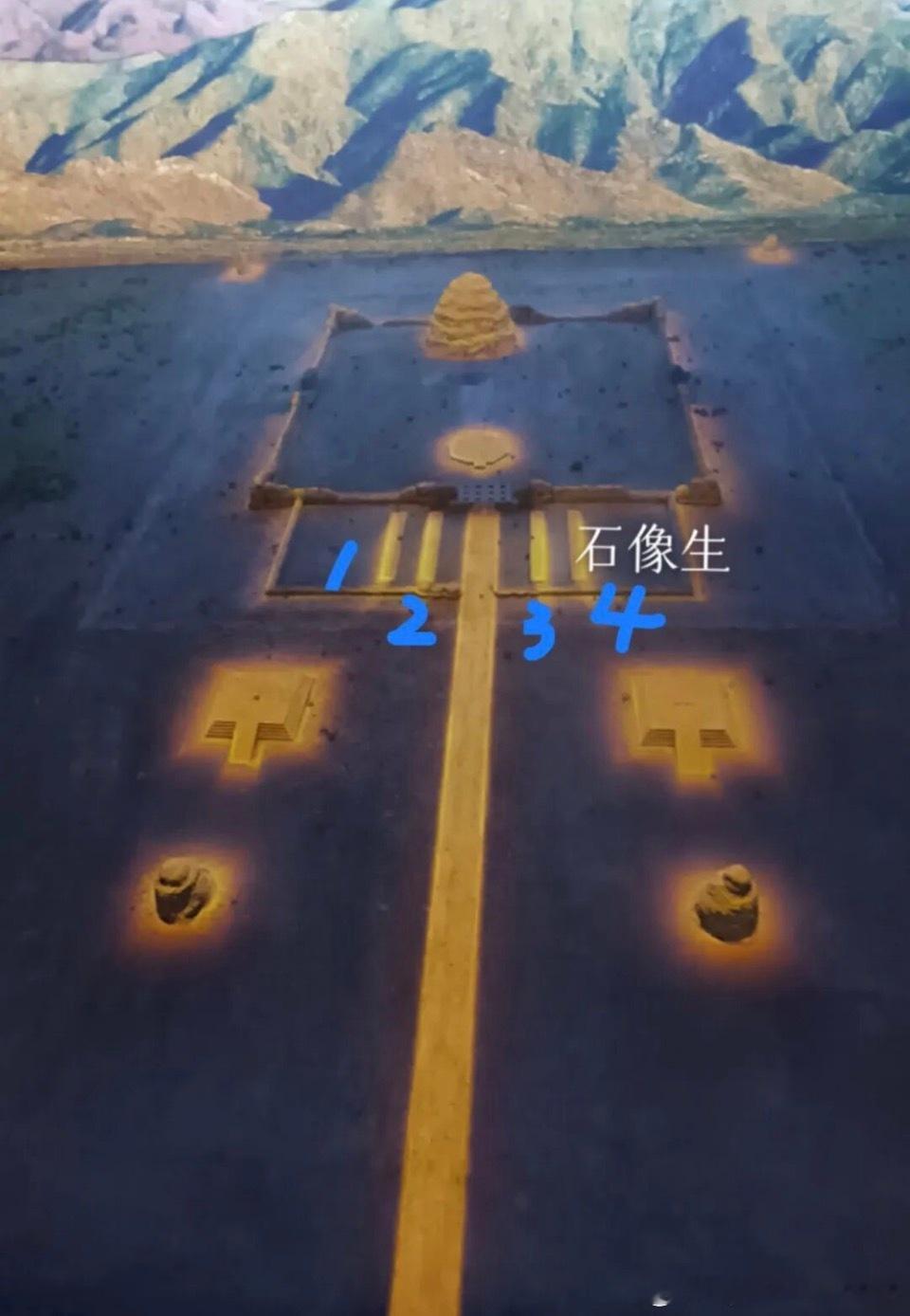 【看世界】西夏陵的石像生：宁夏西夏陵使用金属网，将残片还原成石像生。这是由于历经