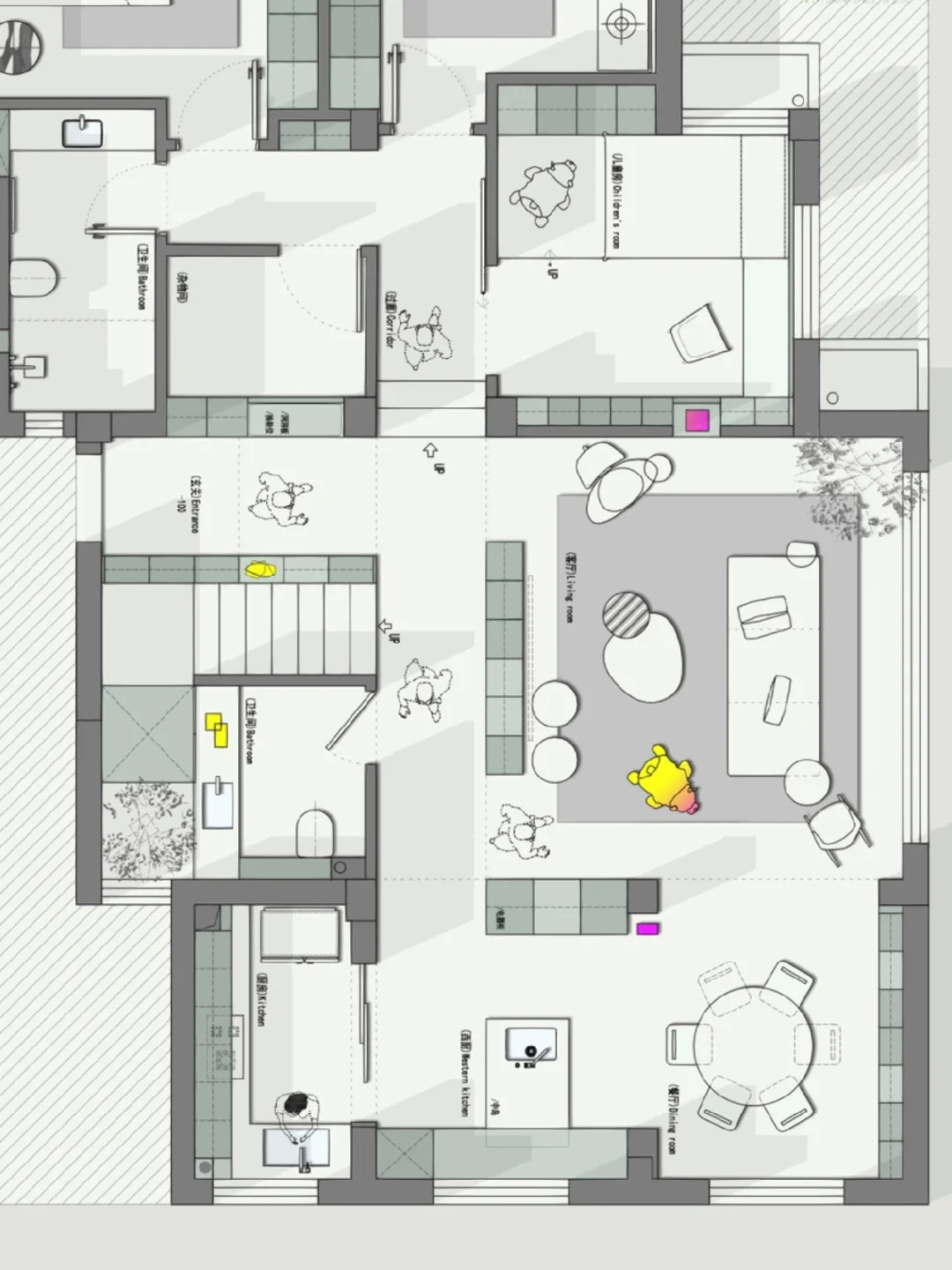 户型优化｜300平复式功能升级优化｜第一篇